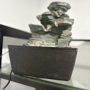 Elegant Black Tabletop Water Fountain